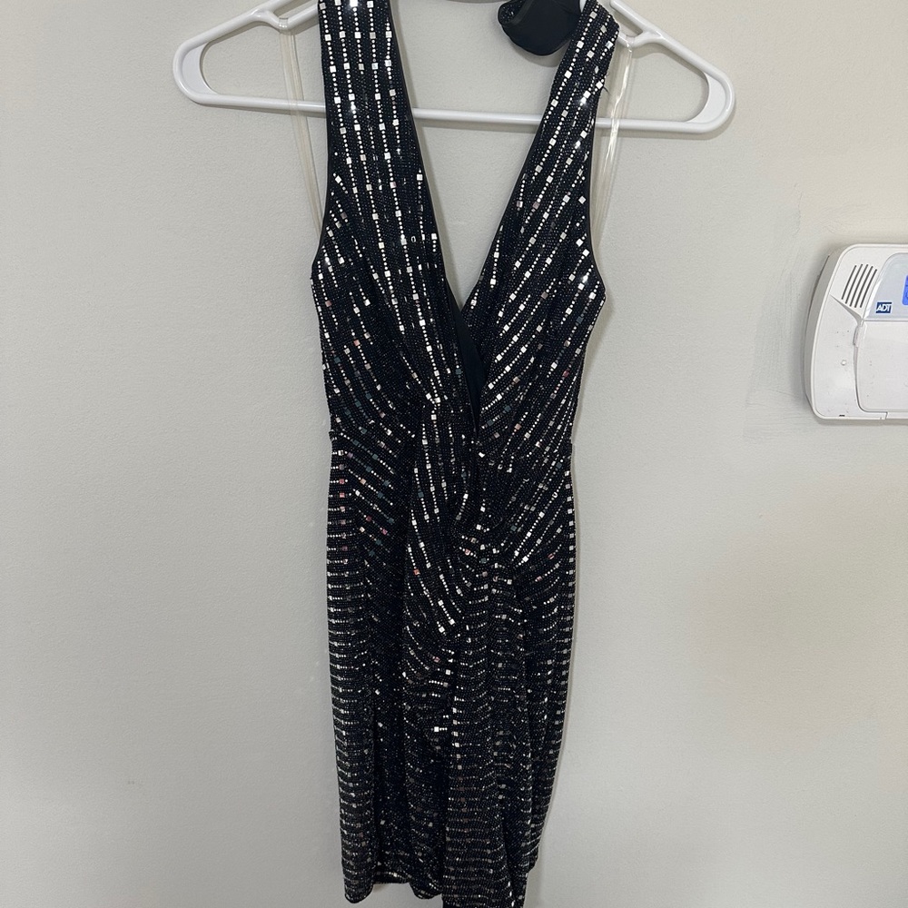 Black Sparkly Cocktail Dress